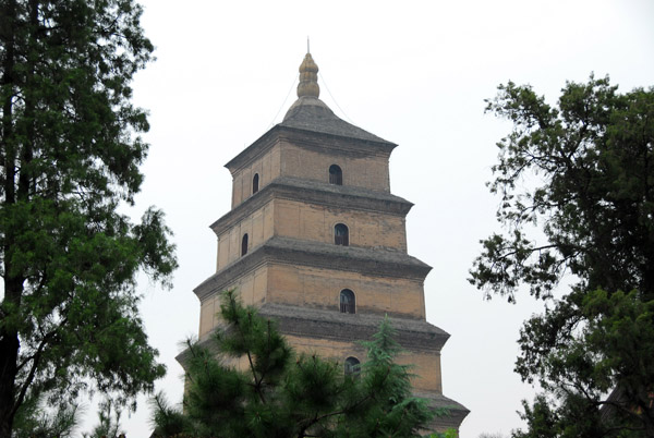 Big Wild Goose Pagoda housed Buddhist texts brought back from India