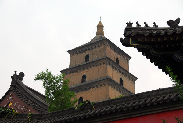 Big Wild Goose Pagoda, 64m tall with 7 stories, Xi'an