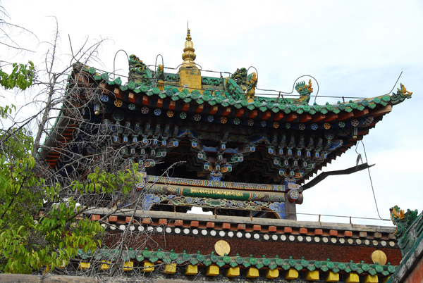 Chinese-style roof, Kumbum Monastery
