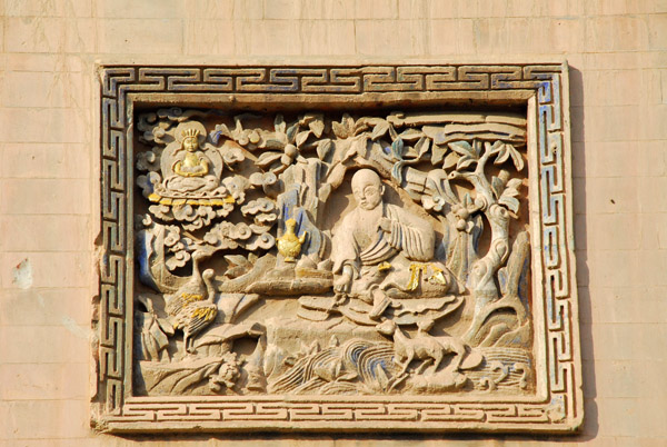 Stone carving, Kumbum Monasatery