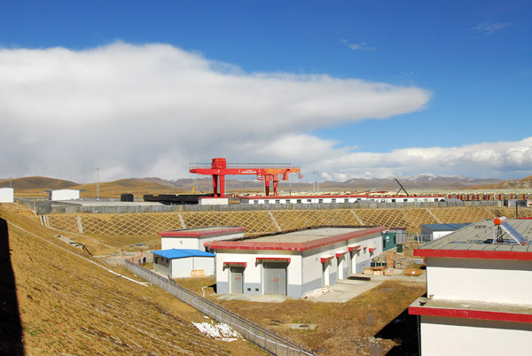Freight terminal at Nagchu, Qinghai-Tibet Railroad