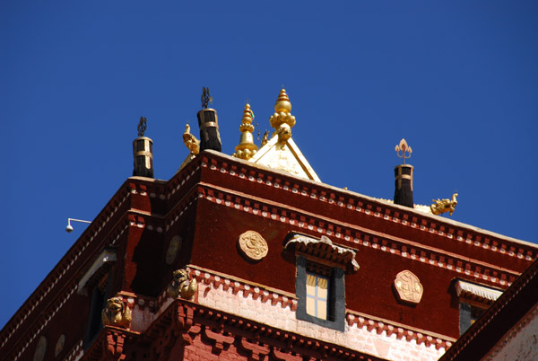 Part of the Red Palace of the Potola, Lhasa