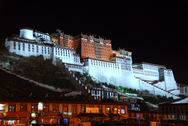 Potola Palace at night, Lhasa