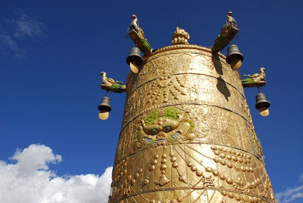 Bronze roof ornament with bells, Jokhang Temple