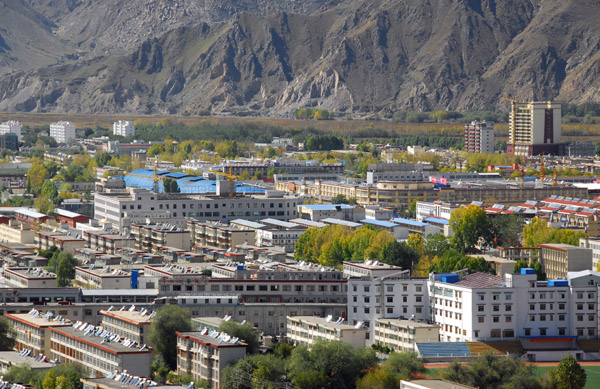 New town, northwest of Potola Palace, Lhasa