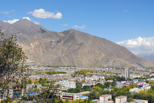 View northeast from Potola Palace, Lhasa