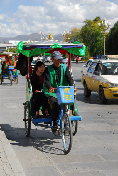 Bicycle rickshaw, Lhasa