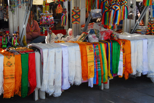 Tibetan kata scarves used as gifts to travelers and guests