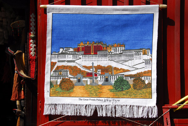 Woven wall hanging with Potola Palace