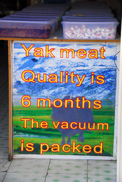 Vacuum packed Yak Meat good for 6 months