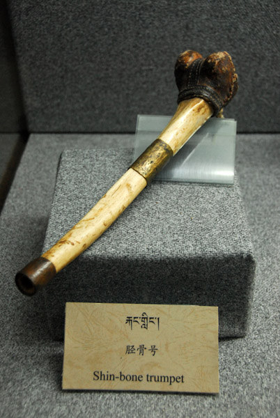 Shin-bone trumpet, Tibet
