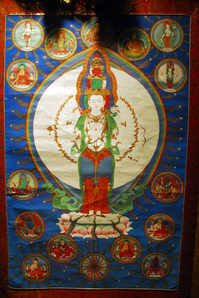 Thangka of Avalokitesvara, 18th Century