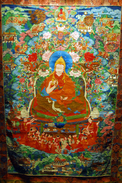 Thangka of the Great Fifth Dalai Lama, 18th Century