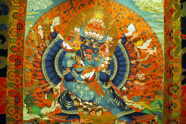 Yamantaka, the Conqueror of Death, one of the 8 Wrathful Guardians of Buddhism