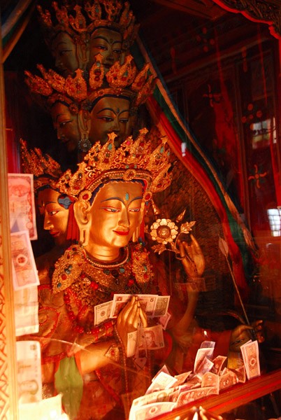 11-headed Chenresig, Rigsum Gonpo Temple, Pabonka Monastery