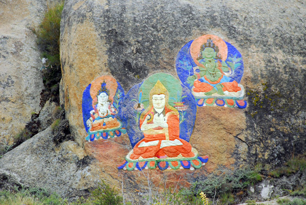 Rock paintings, Chupsang Nunnery