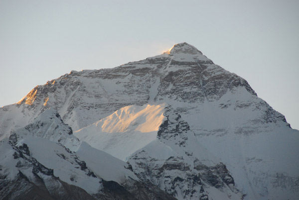 Early morning, Mt Everest north face from Rongphu