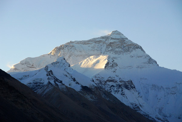 Early morning, Mt Everest north face from Rongphu