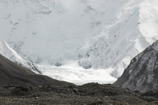 Rongphu Glacier at the foot of Mt Everest