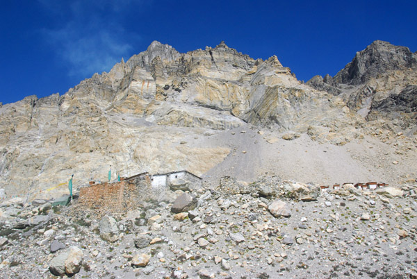 A tiny settlement beyond Everest Base Camp