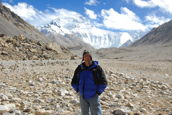 Me with Mt Everest