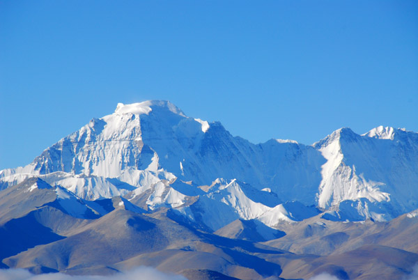 Gyachung Kang 7952m (26,089 ft) from Pang-la Pass