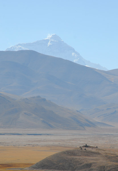 Mt Everest from Old Tingri