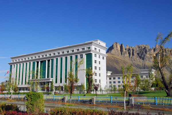 Impressive new building on the west side of Lhasa