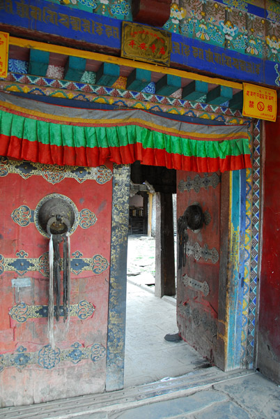 Entrance to the Tsuglag Khang, the main temple