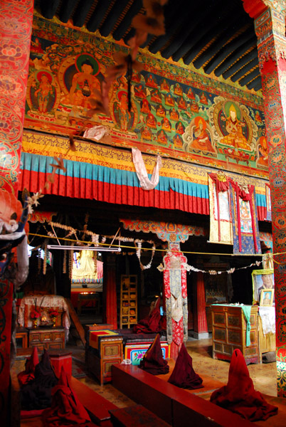 Assembly hall, Tsetang Monastery