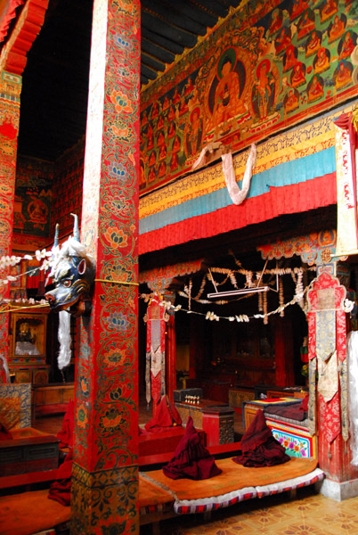 Assembly hall, Tsetang Monastery