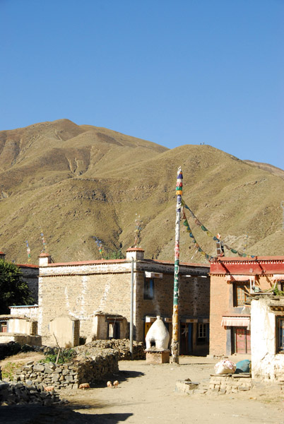 Village below Sundruling Monastery