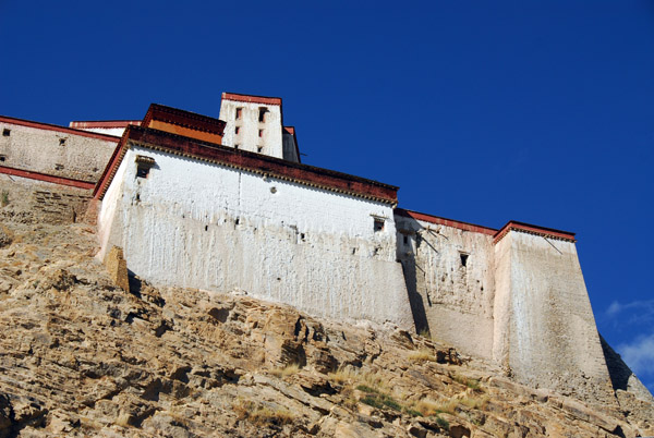The exterior of Gyantse Dzong has been nicely restored, but the interior is lacking