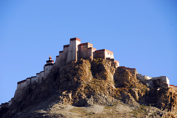 North face of Gyantse Dzong