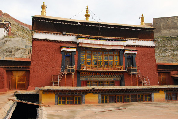 Upper level of the Main Assemby Hall, Pelkor Chöde Monastery