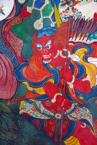 Mural, Gyantse Kumbum