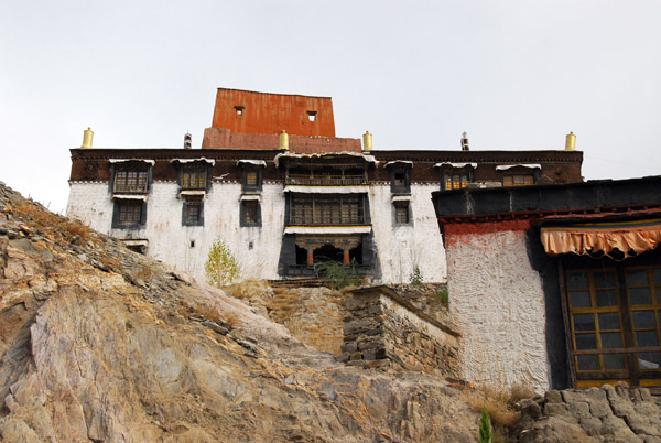 Looking north from the first level of Gyantse Kumbum