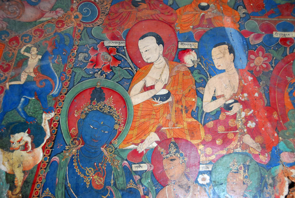 Mural, 2nd level, Gyantse Kumbum
