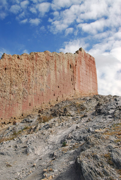 Southeast corner of Pelkor Chöde's walls