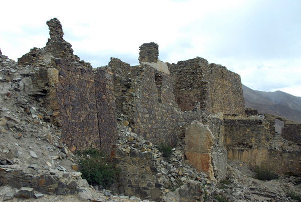 14th Century ruins of the castle of Tsechen Dzong