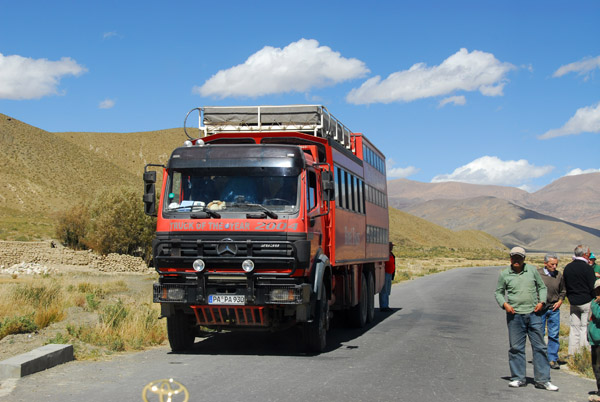 German truck of the tour company Rotel I used in West Africa