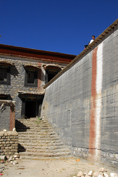 Northwest corner of Sakya Monastery