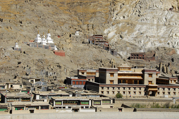 Village and new monastery on the north side of the Trum-chu River, Sakya