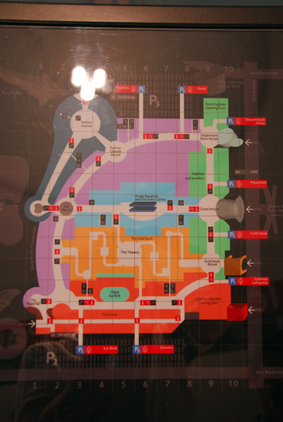 Floor plan of Dubai Mall - G