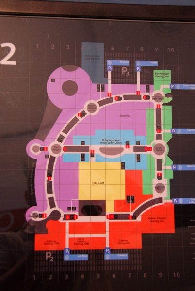 Floor plan of Dubai Mall - 2