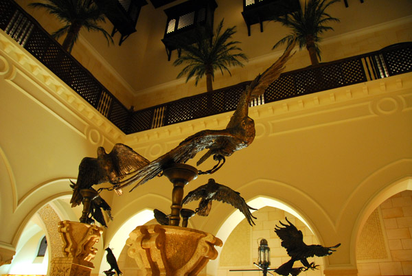 Falcon sculptures, The Gold Souq, Dubai Mall