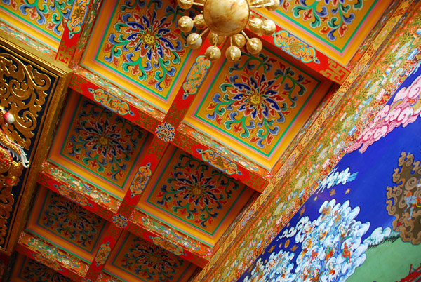 Ceiling of the Great Hall of the Summer Palace of the Panchen Lamas
