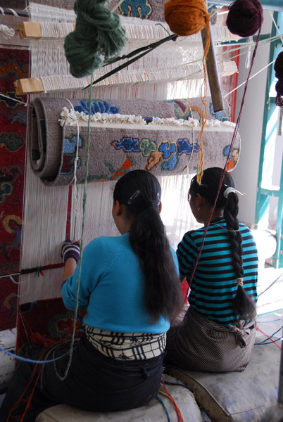 Hand woven Tibetan carpets