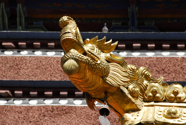 Gilded dragon, Tomb of the 4th Panchen Lama