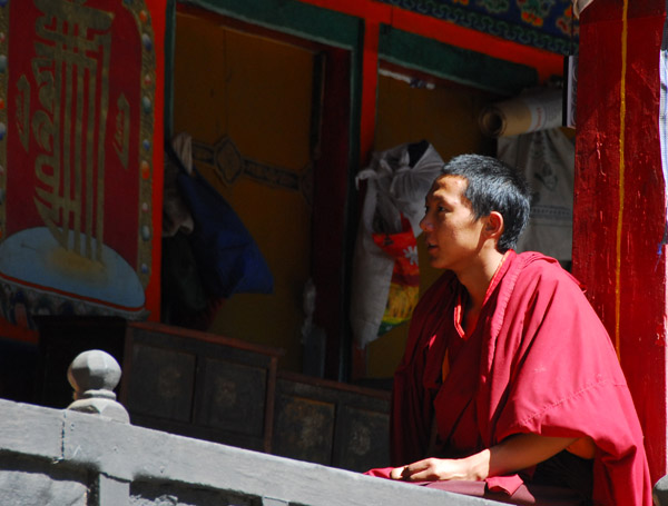 Tibetan monk, Kelsang Temple Complex